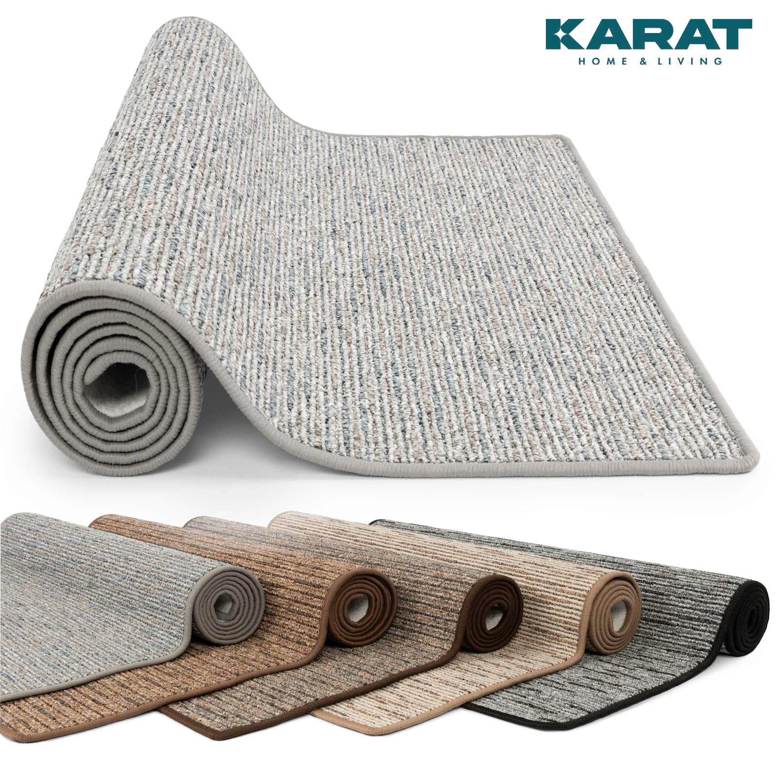Tapis Couloir | Geneva | Tapis de Passage Moderne pour Salon, Couloir et Chambre