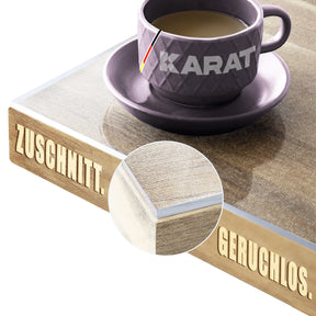 Film de protection transparent mat pour table, coupe droite | Imperial | Film de protection antidérapant et imperméable pour tables | Découpe sur mesure personnalisée