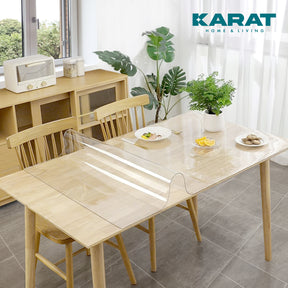 Film de table transparent à coupe droite | Crystal | Film de protection cristallin pour tables | Découpe sur mesure