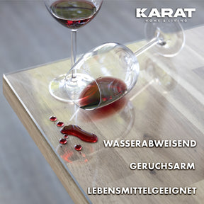 Film de table transparent à coupe droite | Crystal | Film de protection cristallin pour tables | Découpe sur mesure