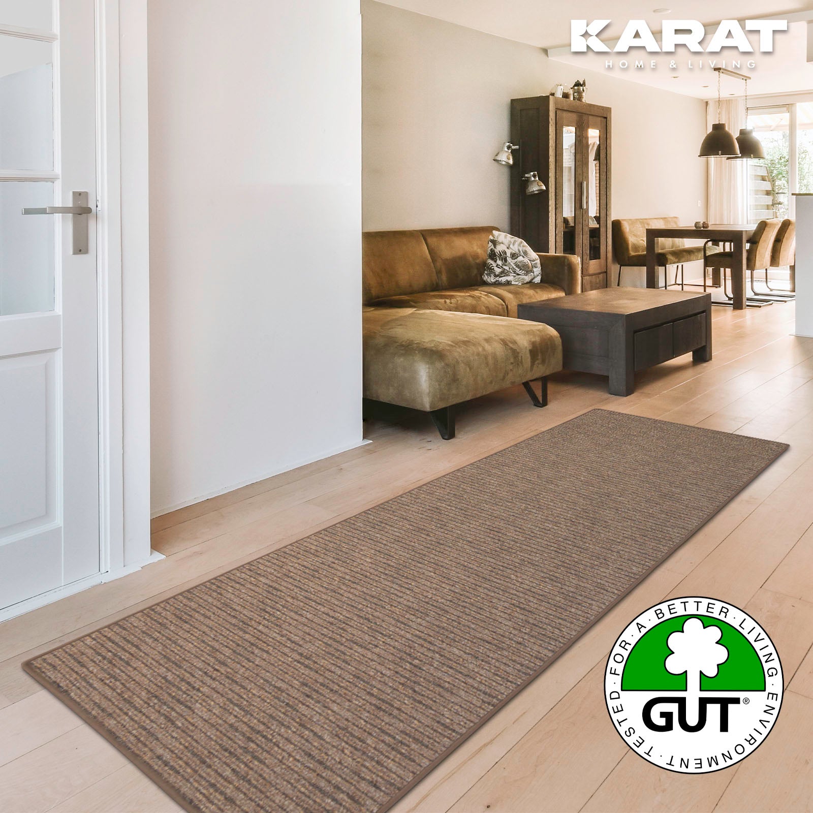 Tapis Couloir | Geneva | Tapis de Passage Moderne pour Salon, Couloir et Chambre