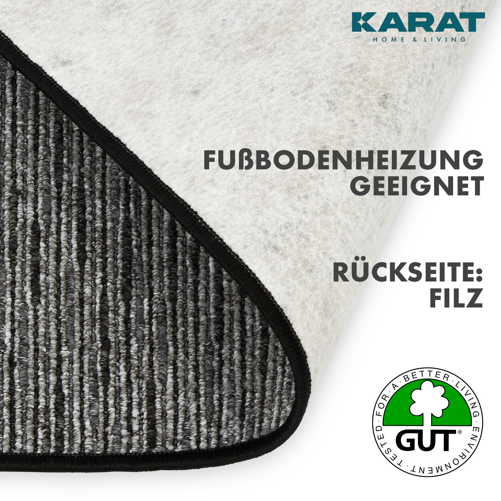 Tapis Couloir | Geneva | Tapis de Passage Moderne pour Salon, Couloir et Chambre