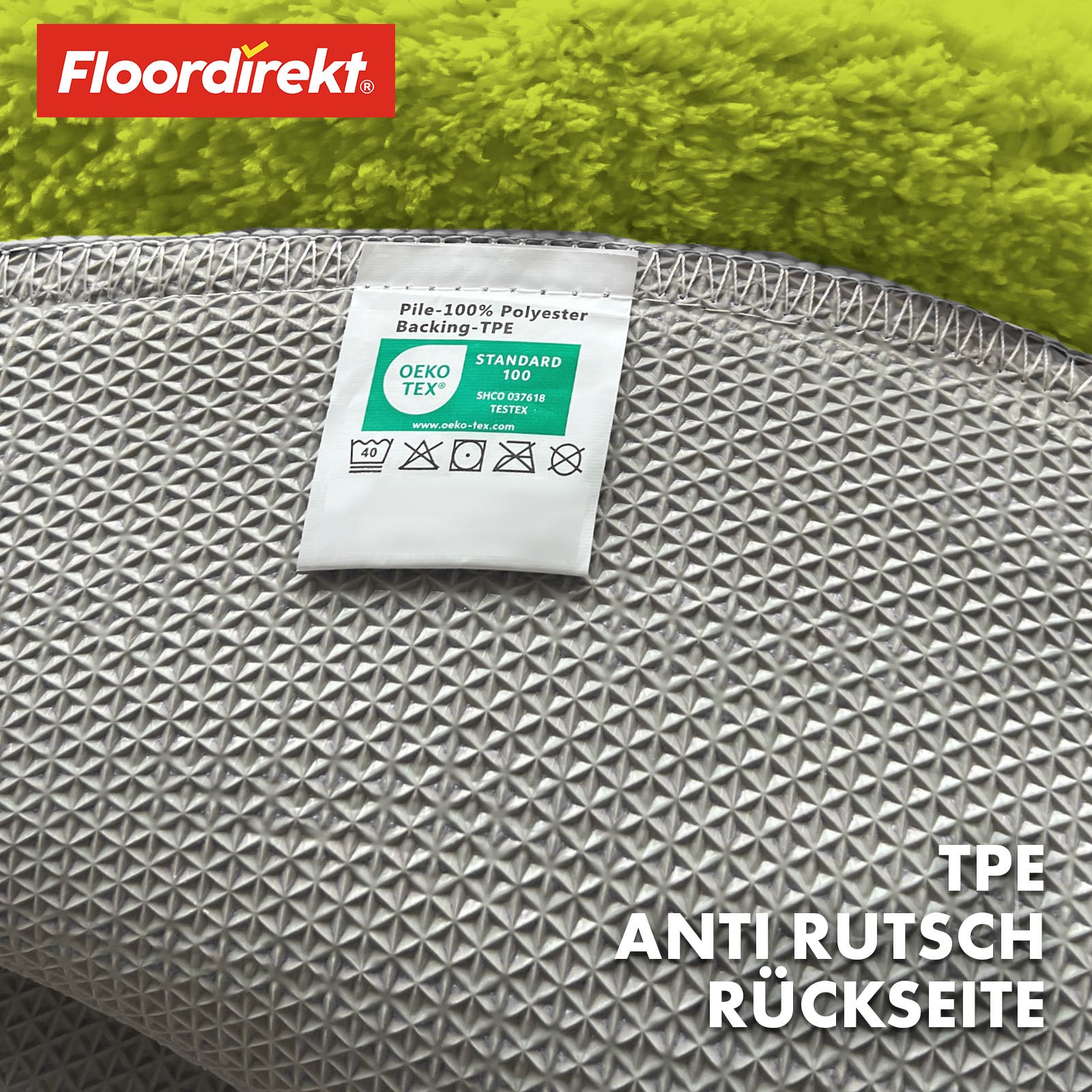 Tapis de bain | Sky | Tapis de bain rond | Confort dense et moelleux pour votre maison