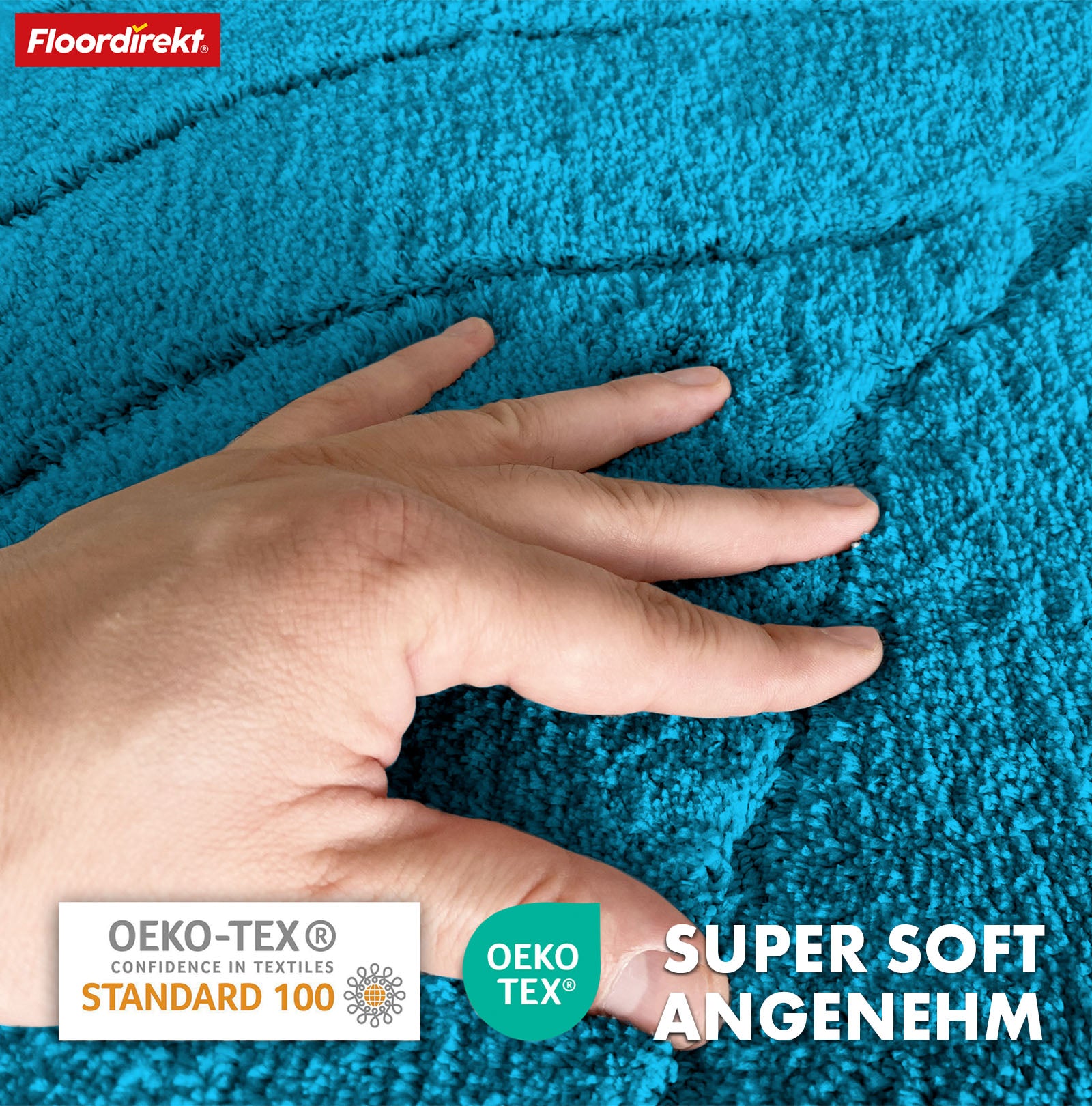 Tapis de bain | Maris | Tapis de bain rond | Microfibre douce, antidérapante & adaptée au chauffage au sol