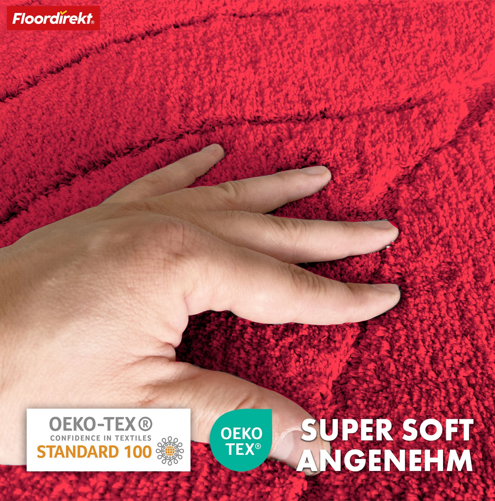 Tapis de bain | Maris | Tapis de bain rond | Microfibre douce, antidérapante & adaptée au chauffage au sol