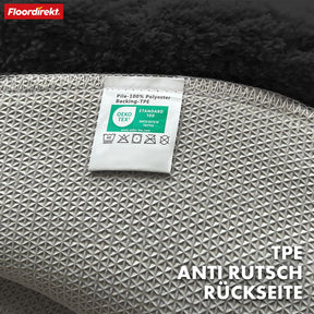 Tapis de bain | Maris | Tapis de bain rond | Microfibre douce, antidérapante & adaptée au chauffage au sol