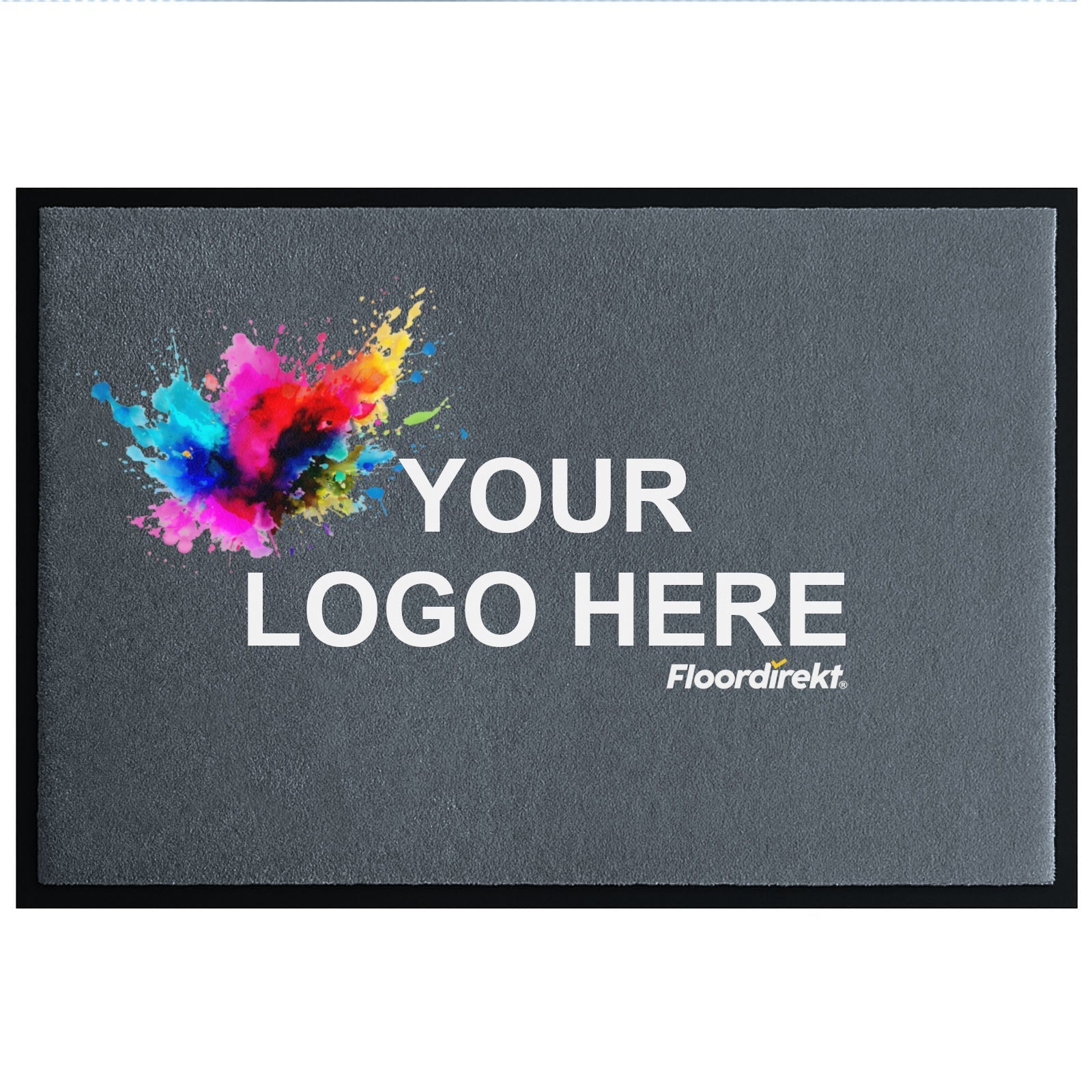 ✂ Tapis logo sur mesure – Tapis d’entrée personnalisé avec logo