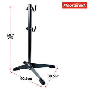 Station de stationnement pour vélo | Leon | Support robuste et ajustable pour fourche arrière | Utilisation polyvalente