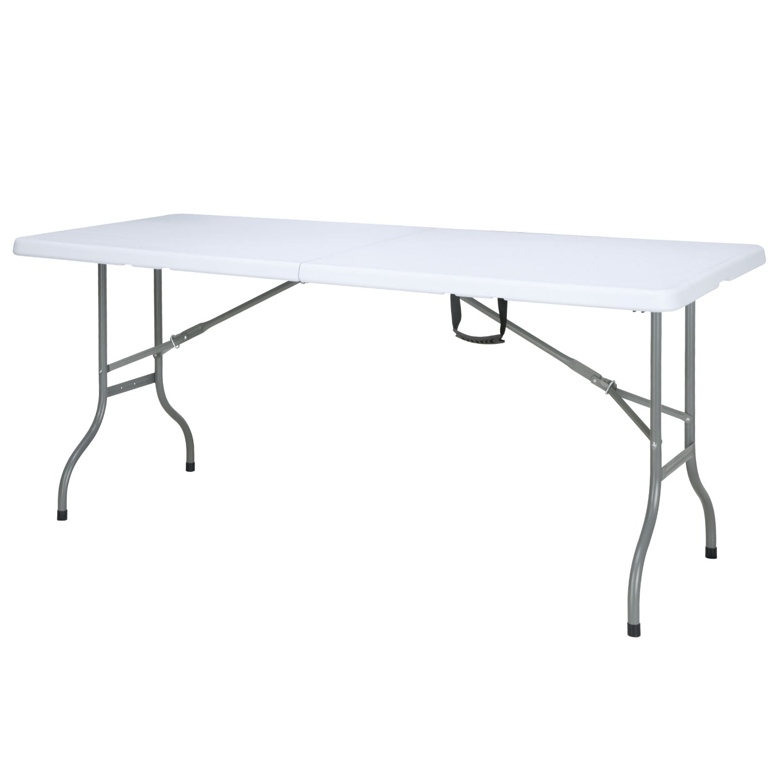 Table pliante | Akita | Table robuste et résistante aux intempéries pour la maison, le jardin et le camping | 183 x 76 cm