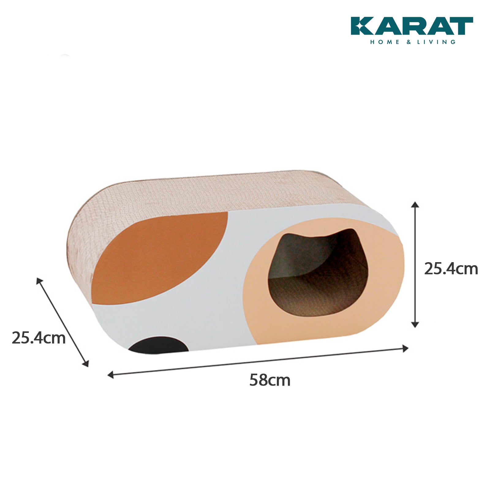 Griffoir en carton pour chats | Meuble griffoir en carton de qualité | Griffoir en trois versions