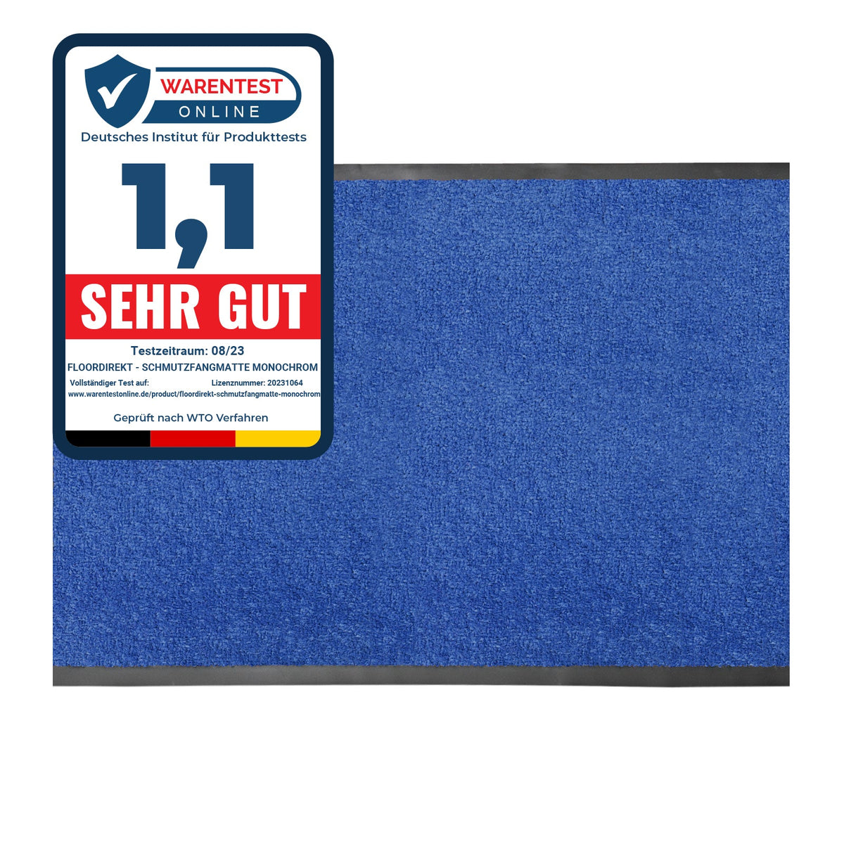 ✂ Tapis anti-salissures Monochrom | Couleurs brillantes | Sur mesure