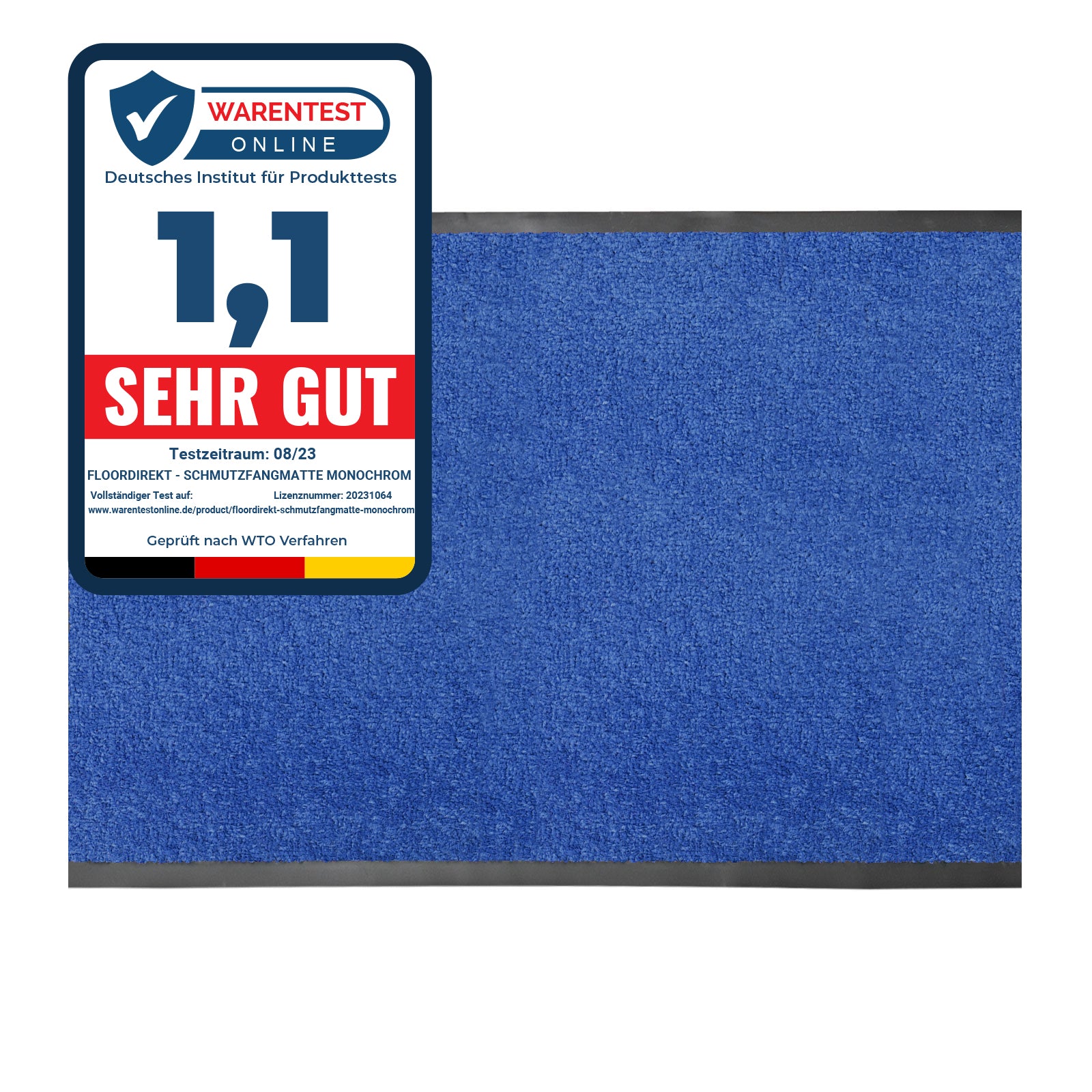 ✂ Tapis anti-salissures Monochrom | Couleurs brillantes | Sur mesure