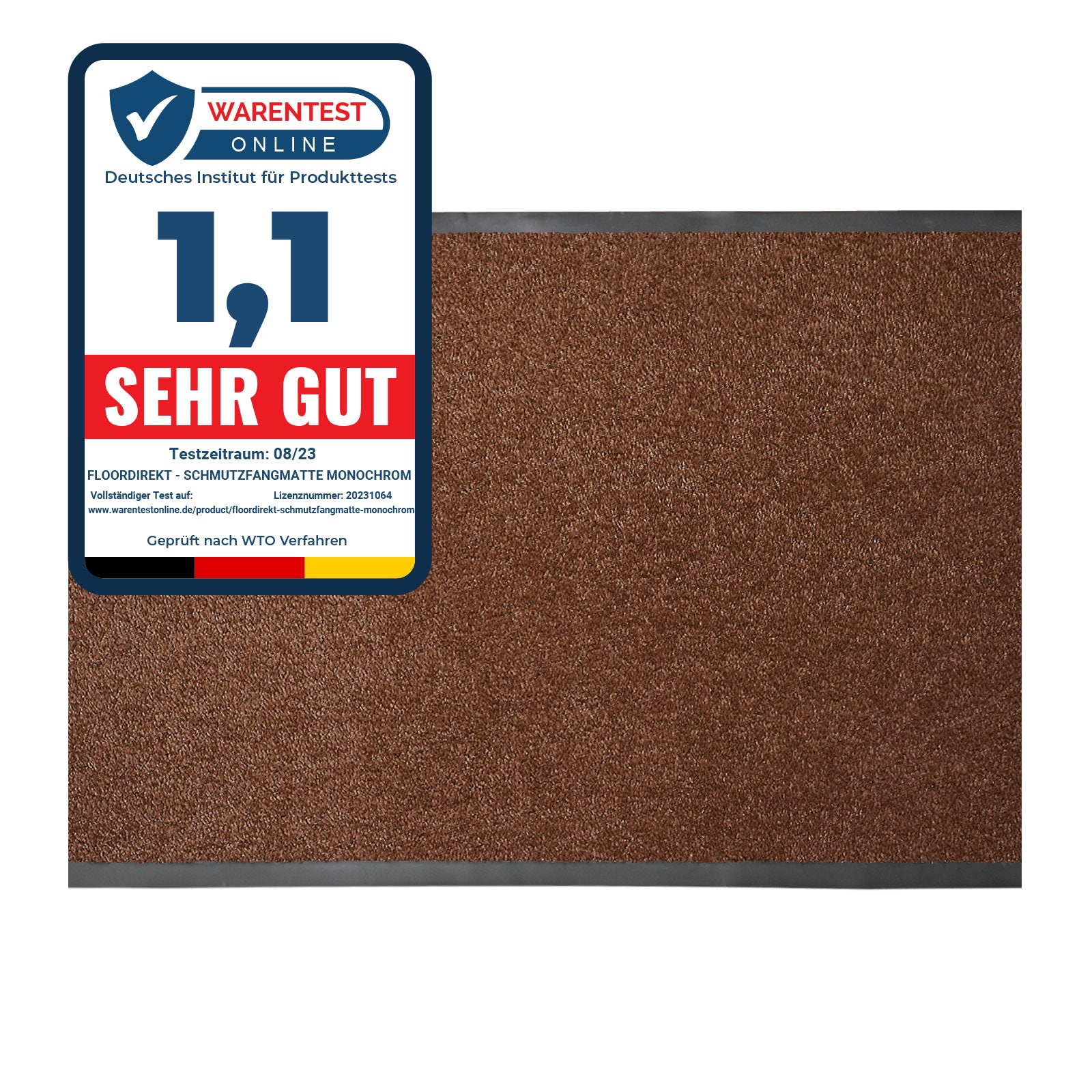 ✂ Tapis anti-salissures Monochrom | Couleurs brillantes | Sur mesure