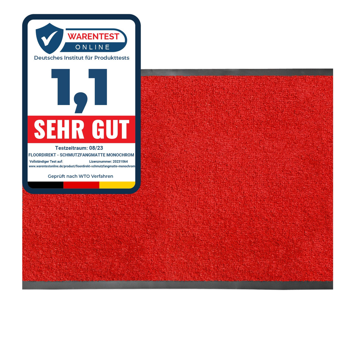 ✂ Tapis anti-salissures Monochrom | Couleurs brillantes | Sur mesure