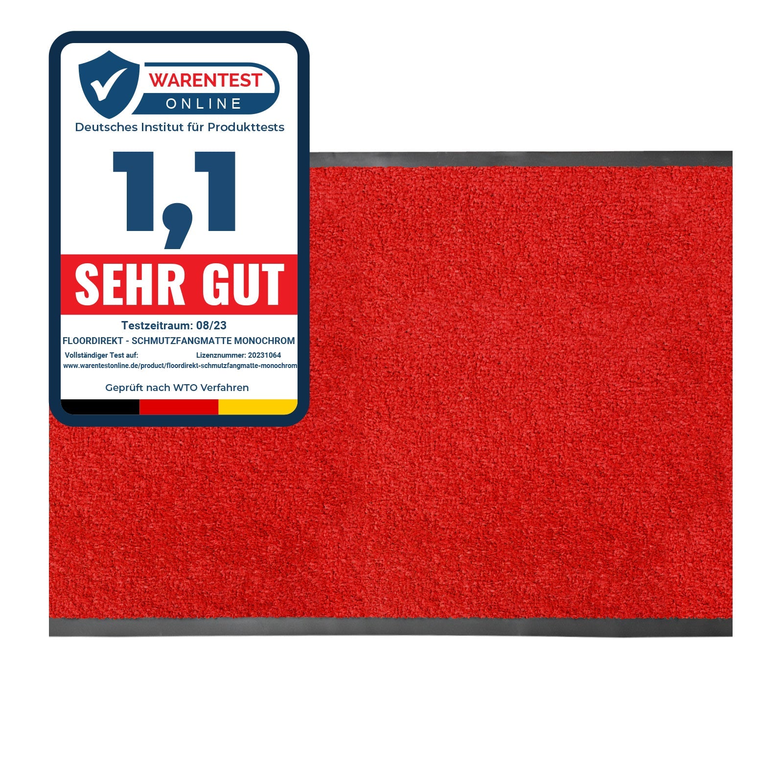 ✂ Tapis anti-salissures Monochrom | Couleurs brillantes | Sur mesure