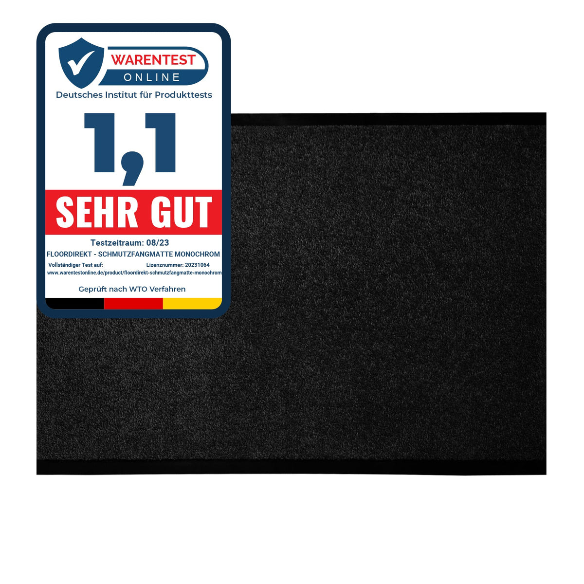 ✂ Tapis anti-salissures Monochrom | Couleurs brillantes | Sur mesure