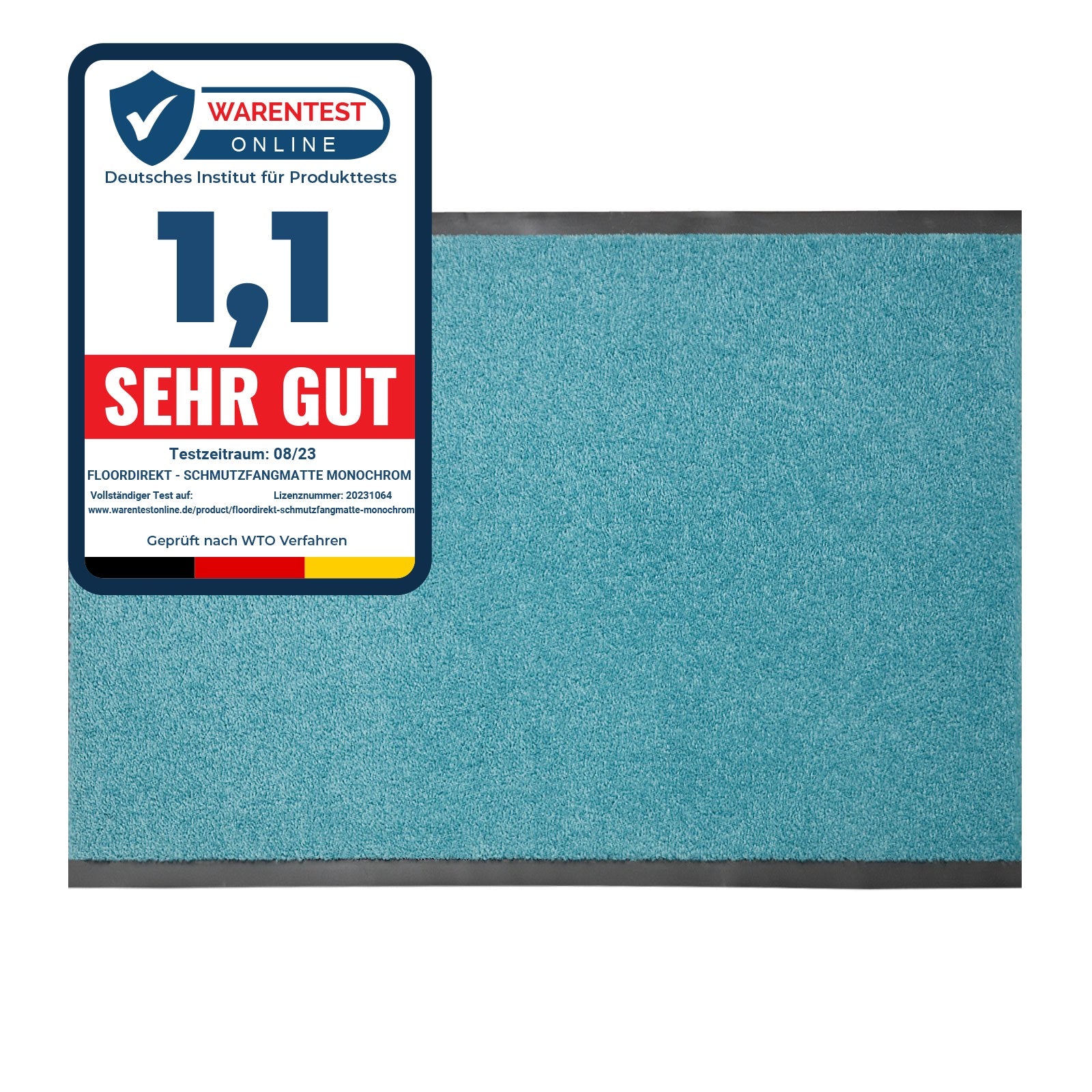 ✂ Tapis anti-salissures Monochrom | Couleurs brillantes | Sur mesure