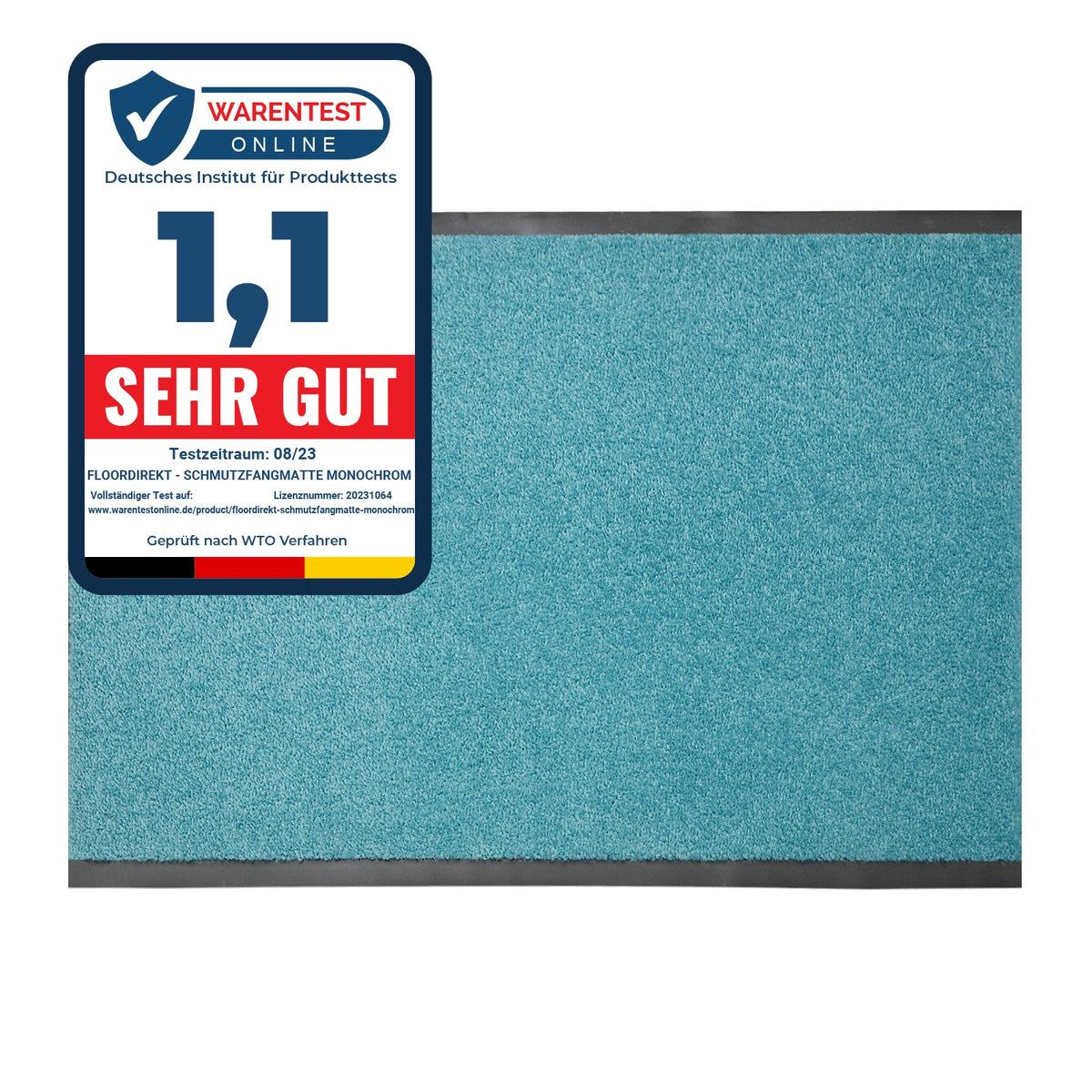 ✂ Tapis anti-salissures Monochrom | Couleurs brillantes | Sur mesure