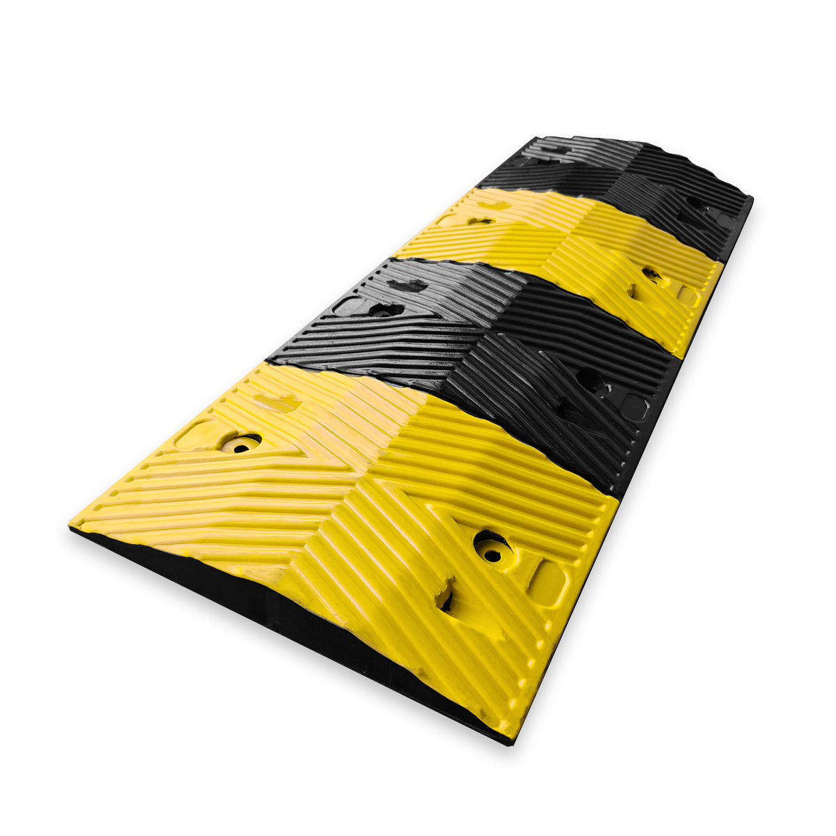Ralentisseur en caoutchouc | Kenya | Ralentisseur noir et jaune de haute qualité pour une limitation de vitesse efficace