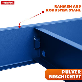 Étagère pour charges lourdes | Rhino | Étagère de stockage avec 5 étagères | Charge admissible de 1050 kg | Système d'emboîtement innovant | En différentes couleurs et tailles