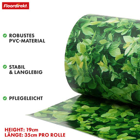 Bandes d'intimité en PVC | Pour clôtures à mailles | 3 couleurs + 4 motifs