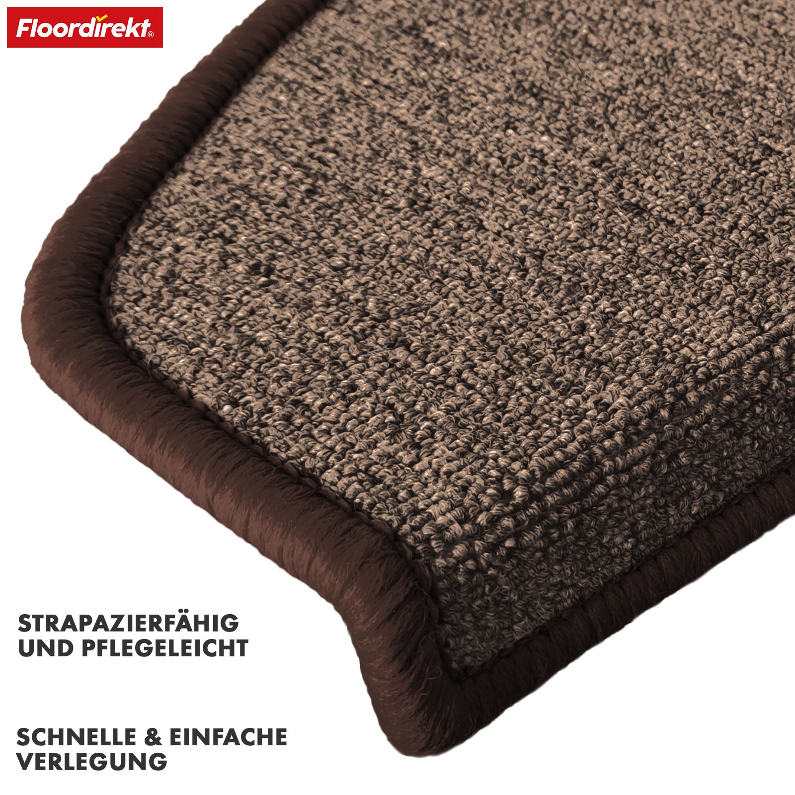 Tapis de sol | London Pro | Design moderne | Antidérapant & facile d'entretien | Demi-ronde