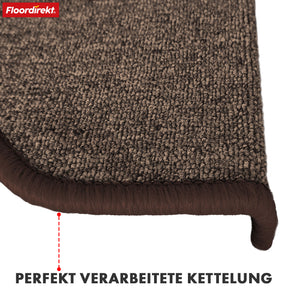 Tapis de sol | London Pro | Design moderne | Antidérapant & facile d'entretien | Demi-ronde