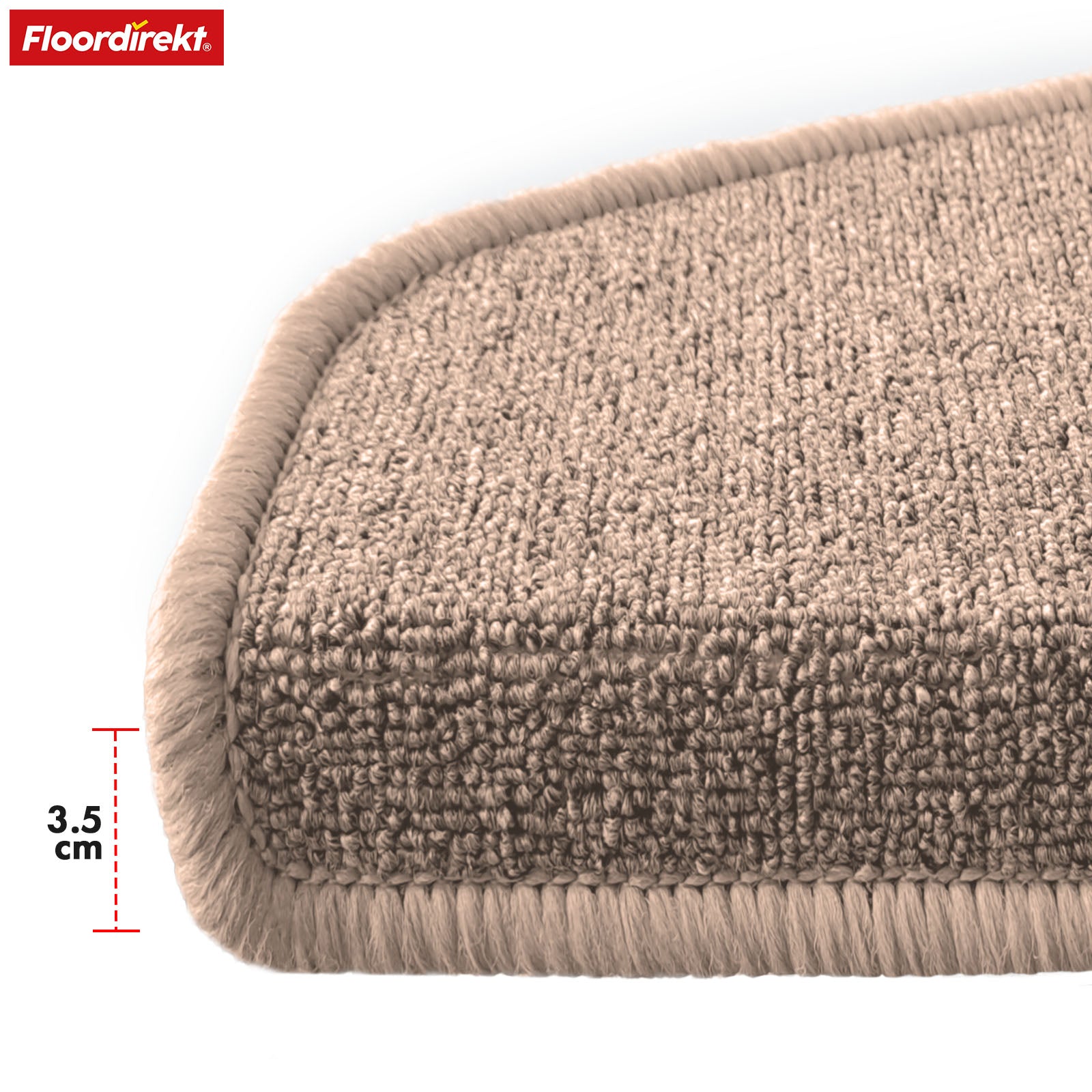 Tapis de sol | London Pro | Design moderne | Antidérapant & facile d'entretien | Demi-ronde