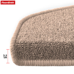 Tapis de sol | London Pro | Design moderne | Antidérapant & facile d'entretien | Demi-ronde