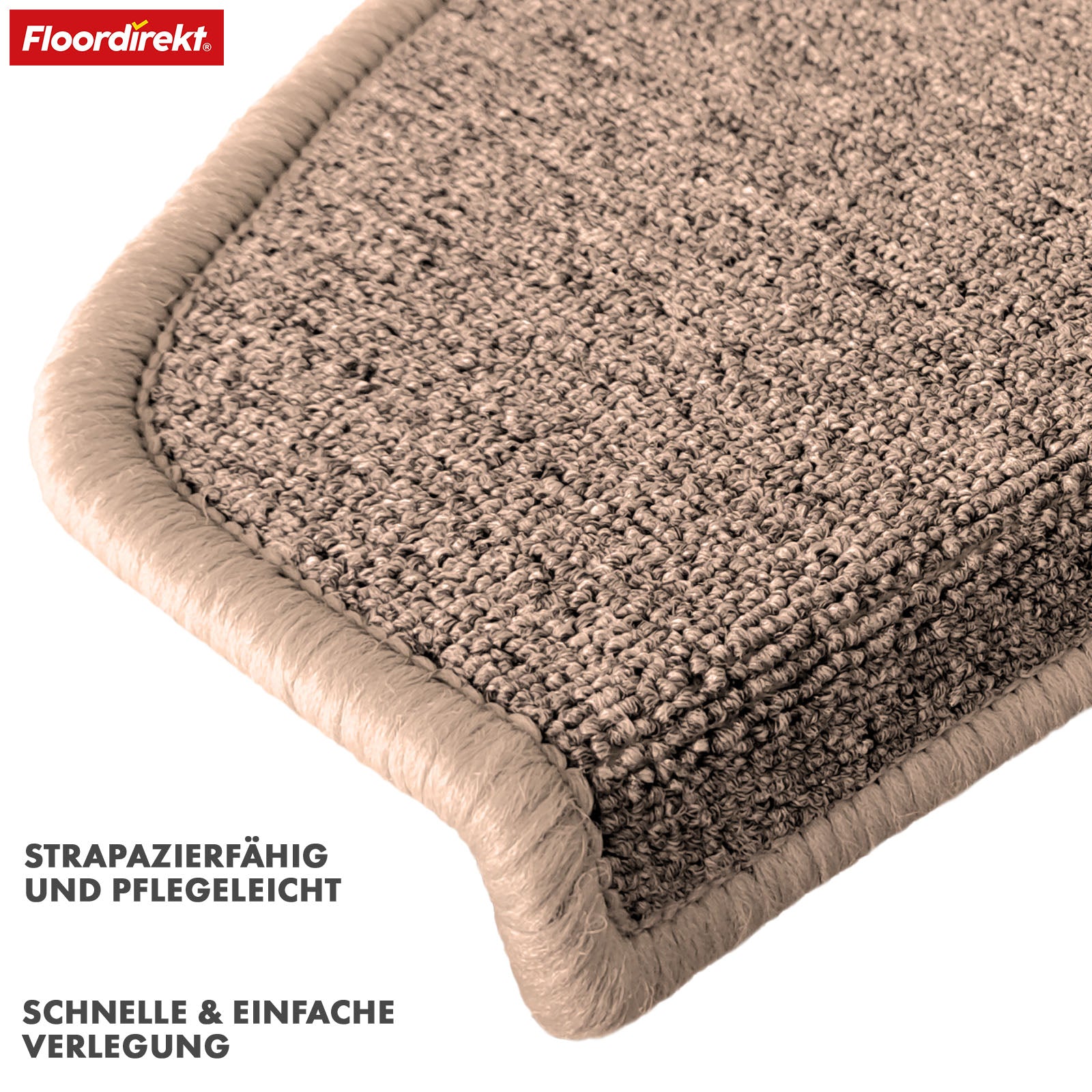 Tapis de sol | London Pro | Design moderne | Antidérapant & facile d'entretien | Demi-ronde