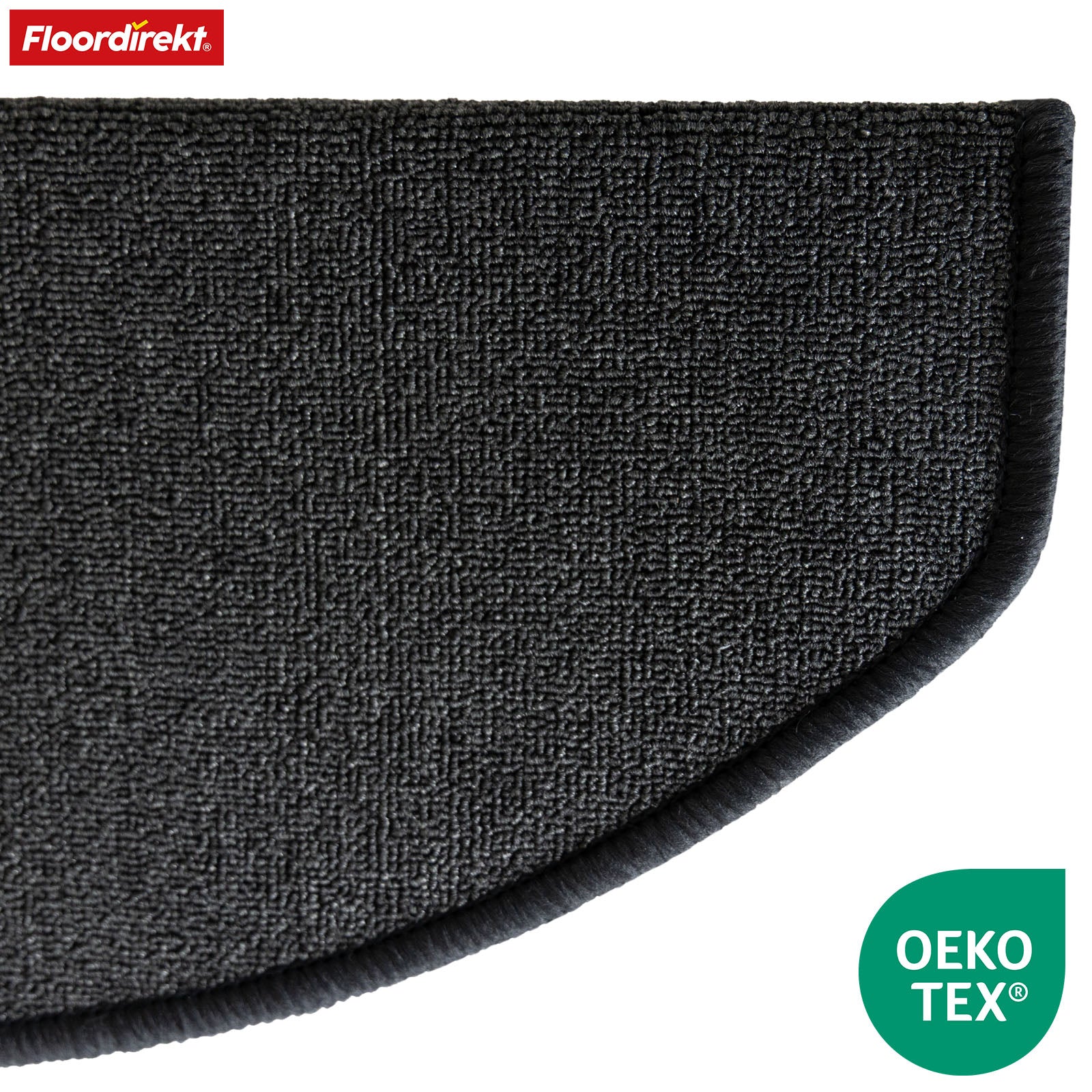 Tapis de sol | London Pro | Design moderne | Antidérapant & facile d'entretien | Demi-ronde