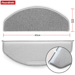Tapis de sol | London Pro | Design moderne | Antidérapant & facile d'entretien | Demi-ronde