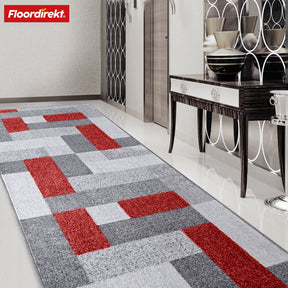 Tapis de passage sur mesure | New York | Antidérapant avec dos en gel | Design moderne en différentes couleurs