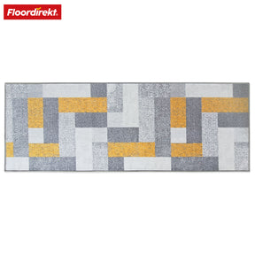 Tapis de passage sur mesure | New York | Antidérapant avec dos en gel | Design moderne en différentes couleurs