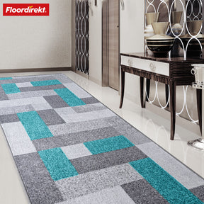 Tapis de passage sur mesure | New York | Antidérapant avec dos en gel | Design moderne en différentes couleurs