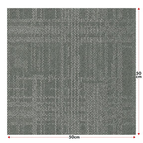 Dalles de moquette | Luzern | 50 x 50 cm | Confortable, insonorisant & adapté au chauffage au sol | Disponible en 4 couleurs
