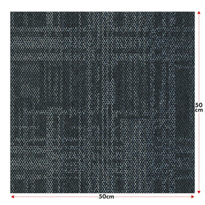 Dalles de moquette | Luzern | 50 x 50 cm | Confortable, insonorisant & adapté au chauffage au sol | Disponible en 4 couleurs