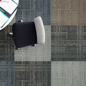 Dalles de moquette | Luzern | 50 x 50 cm | Confortable, insonorisant & adapté au chauffage au sol | Disponible en 4 couleurs