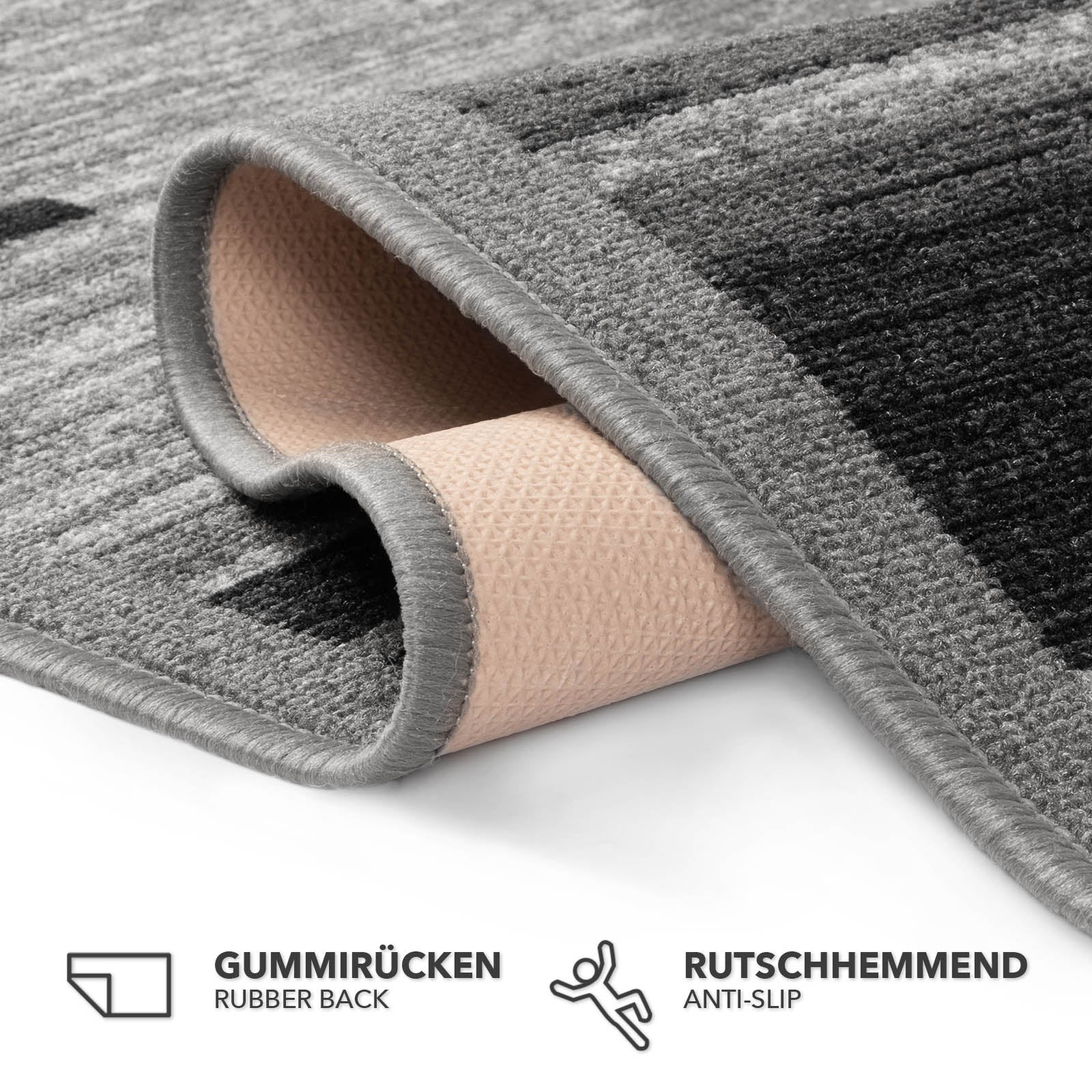 Tapis de passage sur mesure | Navona | Largeur: 80 cm