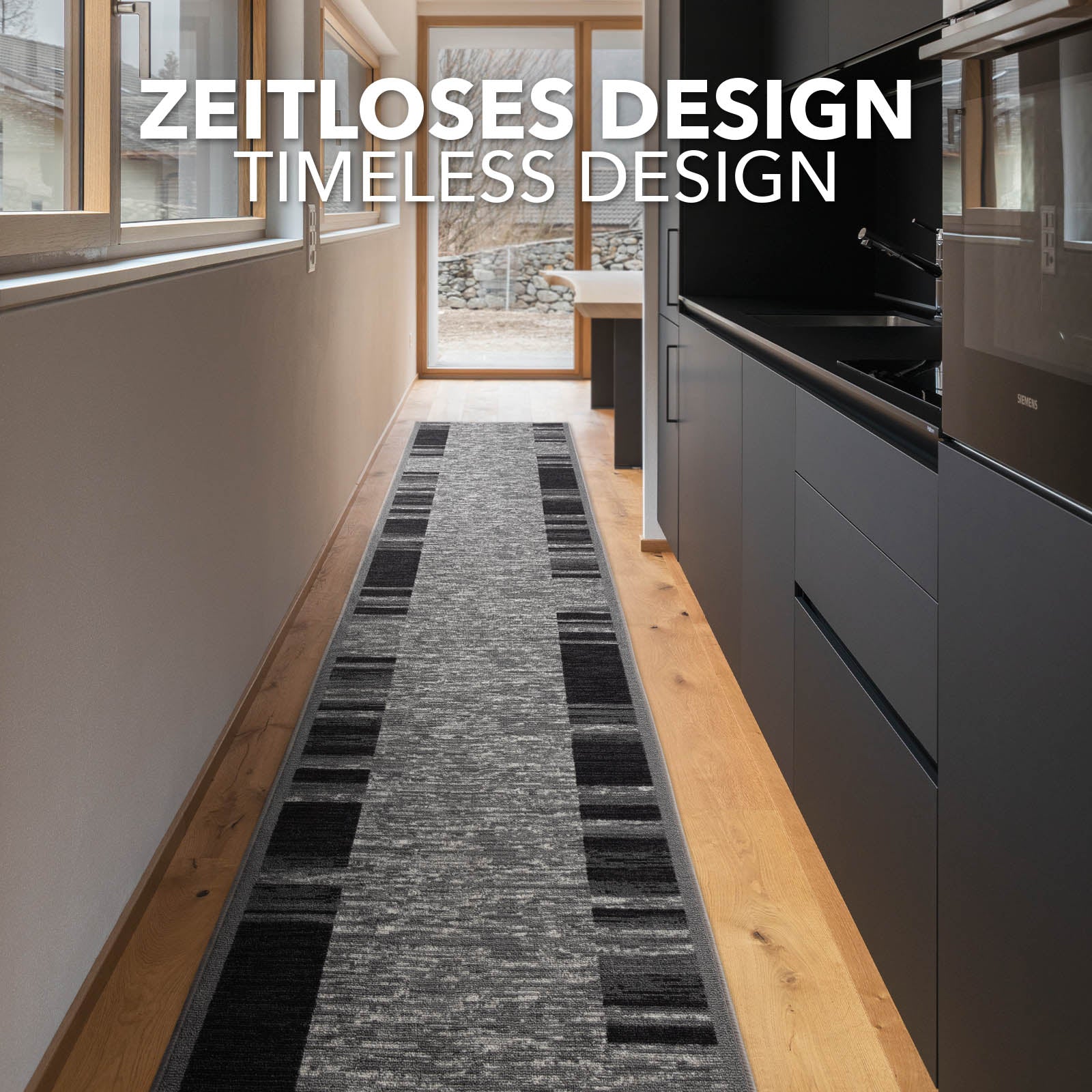 Tapis de passage sur mesure | Navona | Largeur: 80 cm