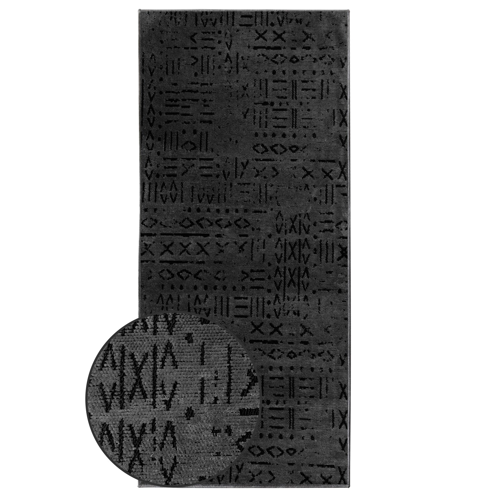 ✂ Tapis de passage sur mesure | Vena | Tissage jacquard de haute qualité avec motifs | Velours de coton agréablement doux | Disponible en plusieurs couleurs