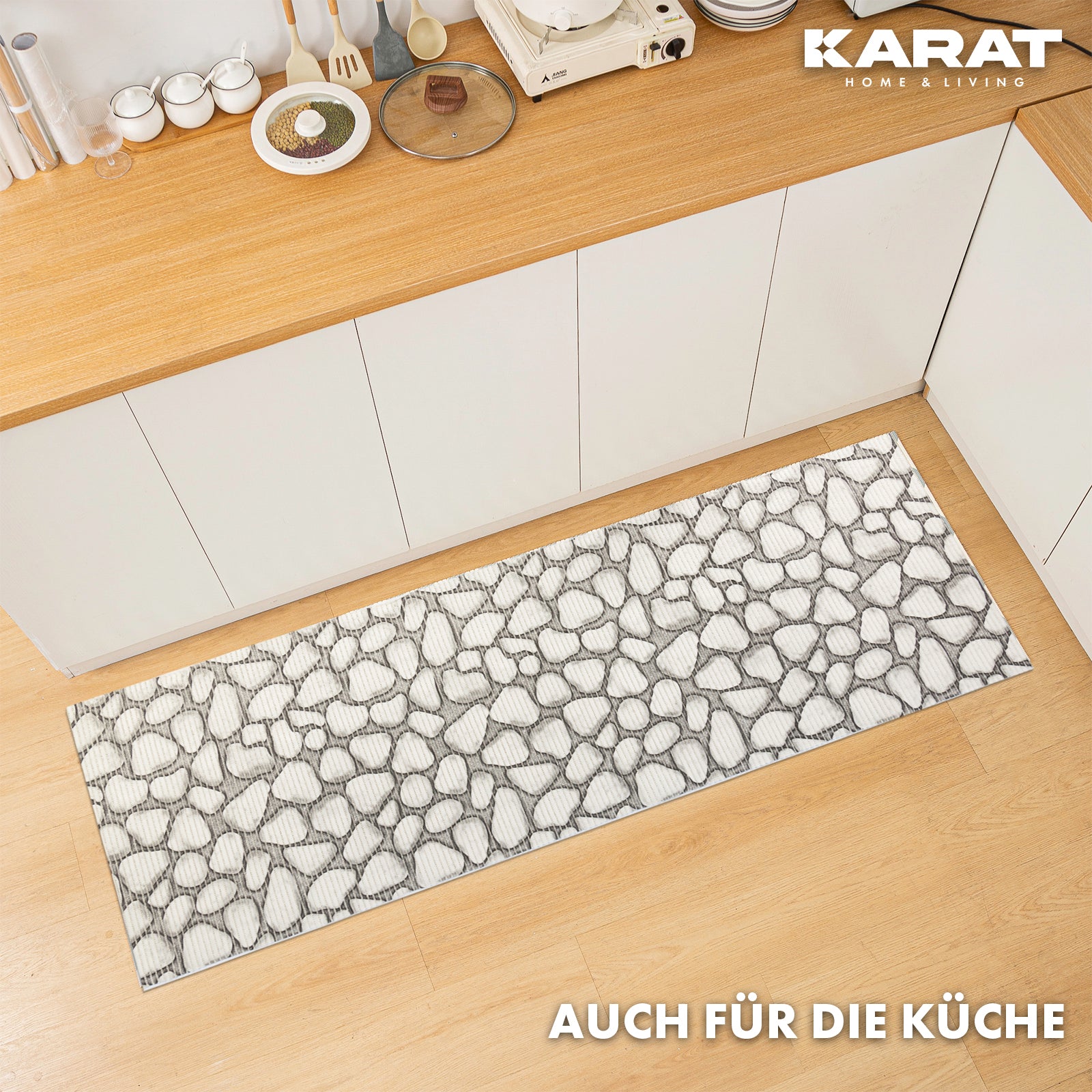 Tapis de bain en mousse souple sur mesure | Reef | Tapis antidérapant hydrofuge | Dans de nombreux modèles