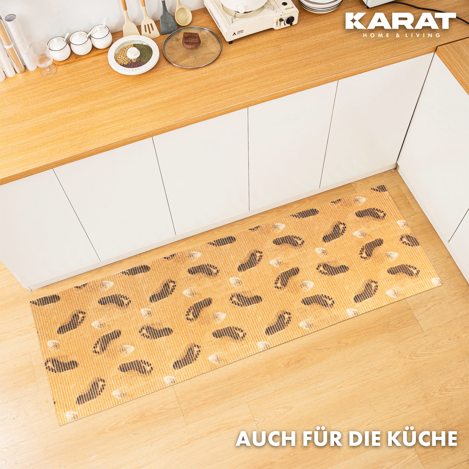 Tapis de bain en mousse souple sur mesure | Reef | Tapis antidérapant hydrofuge | Dans de nombreux modèles