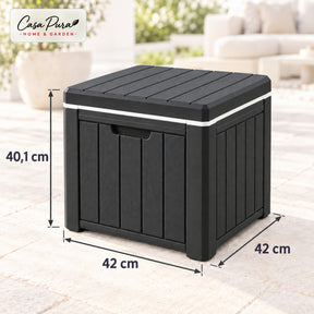 Glacière à Boissons | Arctic | Glacière 37 L Faisant Office de Table d'Appoint Effet Bois | 2 Coloris