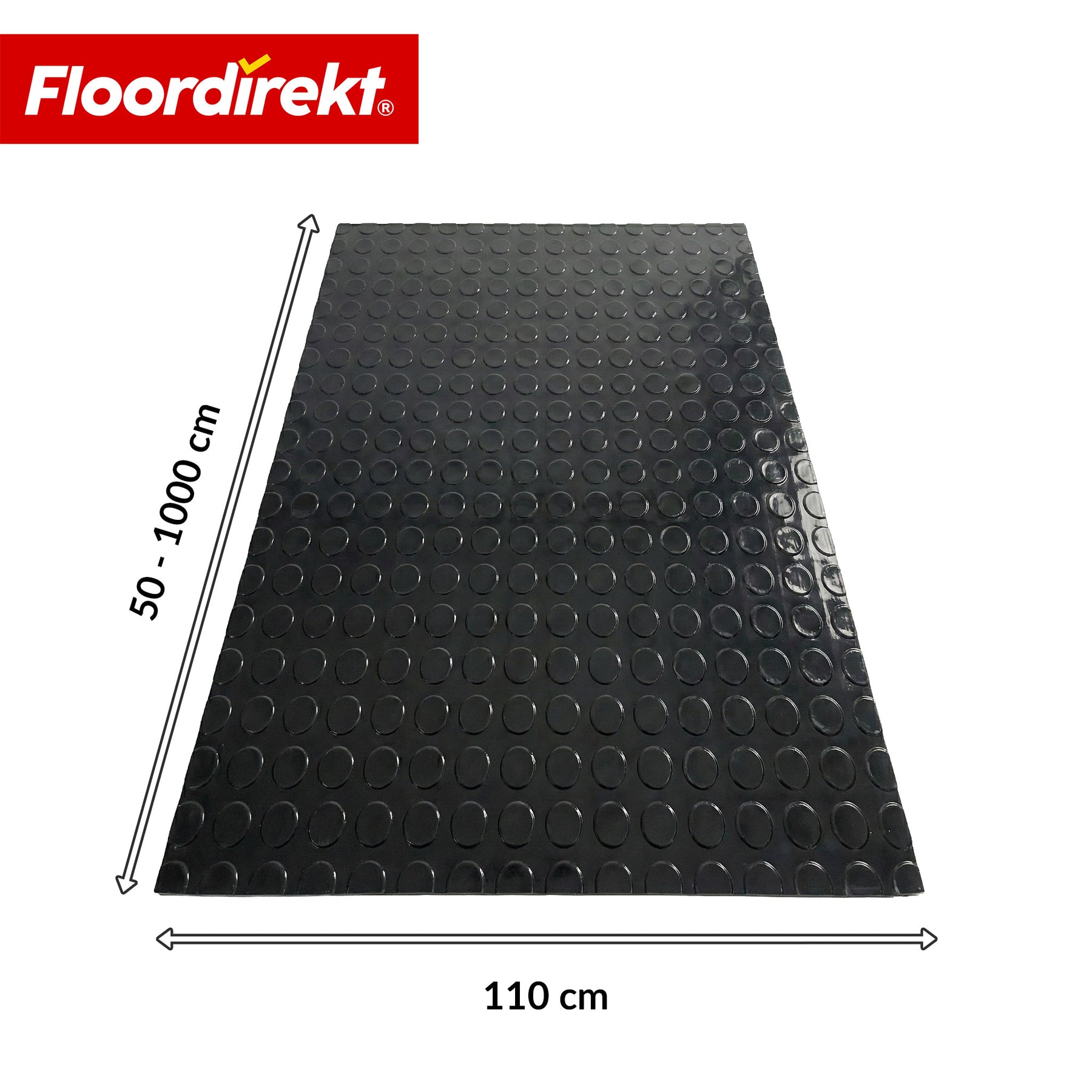 PVC-revêtement de sol | Coin Mirror | Aspect coin à pastilles plates | Antidérapant & facile d’entretien | Au mètre / découpe sur mesure | Largeur 110 cm