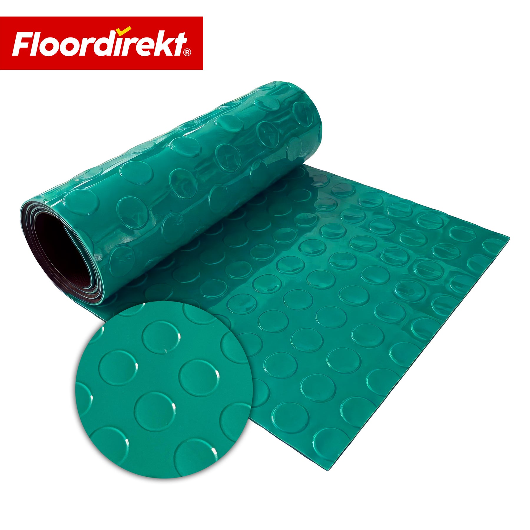 PVC-revêtement de sol | Coin Mirror | Aspect coin à pastilles plates | Antidérapant & facile d’entretien | Au mètre / découpe sur mesure | Largeur 110 cm