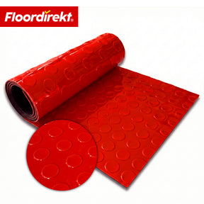 PVC-revêtement de sol | Coin Mirror | Aspect coin à pastilles plates | Antidérapant & facile d’entretien | Au mètre / découpe sur mesure | Largeur 110 cm