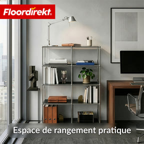 Étagère métallique | Concept Epure MK-015 | Étagère ouverte avec 5 niveaux | Étagère cuisine, bureau & salon
