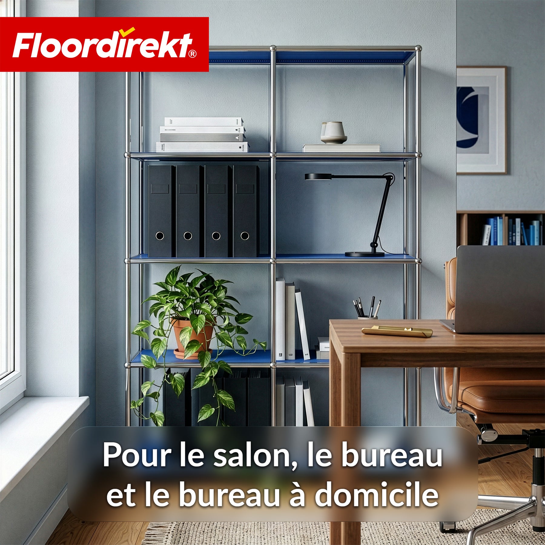Étagère métallique | Concept Epure MK-015 | Étagère ouverte avec 5 niveaux | Étagère cuisine, bureau & salon