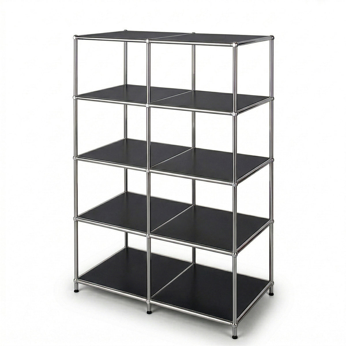 Étagère métallique | Concept Epure MK-015 | Étagère ouverte avec 5 niveaux | Étagère cuisine, bureau & salon